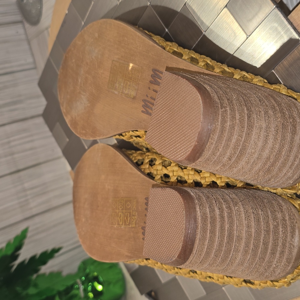 Mi.Mi leather woven‎ mules - Picture 8 of 10